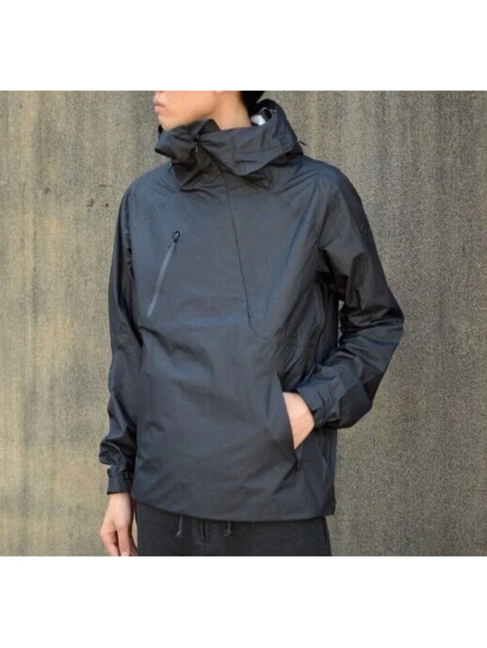 DESCENTE ALLTERRAIN Para-Hem Air Inflator Jacket Black Made in Japan JP L US S